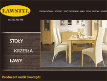 Tablet Screenshot of lawstyl.com.pl
